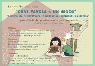 “Ogni favola è un gioco” rassegna teatrale